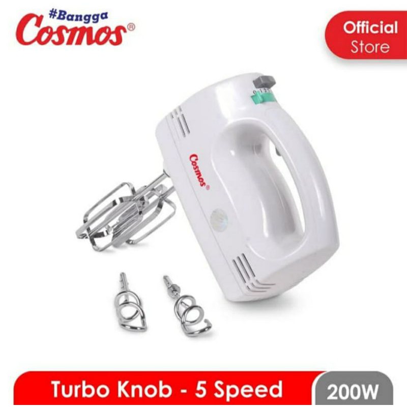 Hand Mixer Cosmos CM 1279 Turbo Knob Mixer Tangan Cosmos 1279 Cosmos Turbo