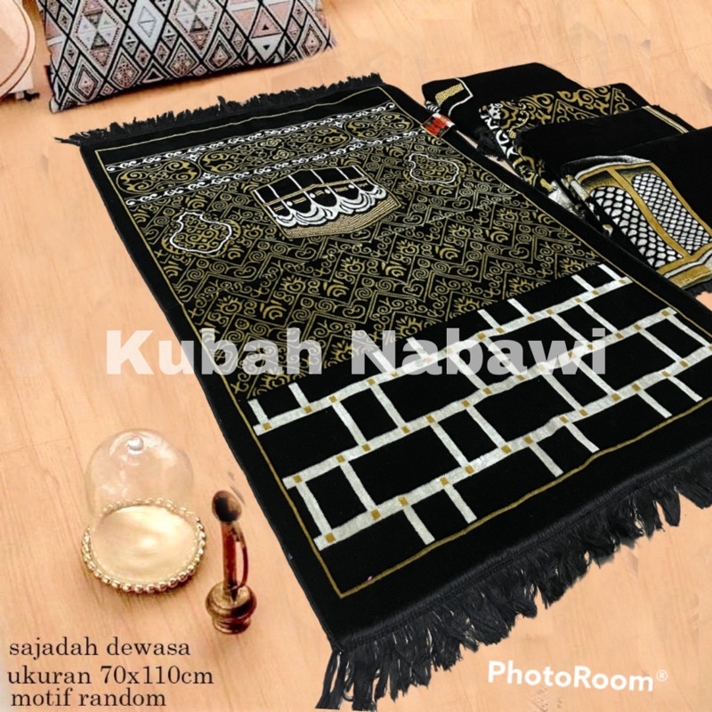 Sajadah Kiswah Turki Tebal Premium | Sajadah Dewasa 70x110 cm