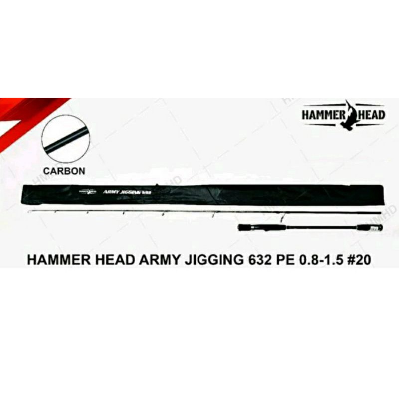 JORAN PANCING HAMMERHEAD ARMY JIGGING - LIGHT JIGGING 632 PE 0.8-1.5