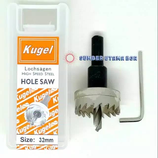 Hole Saw Kugel HSS 32mm  Holesaw / Hole Saw Besi / Kayu