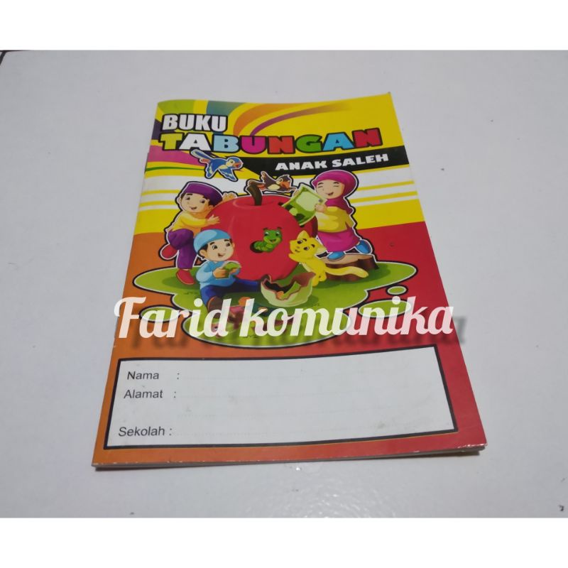 [HUSNA COLLECTION] Tabungan / Buku Tabungan Anak Shaleh / Santri / Siswa Sekolah | 20 Hal