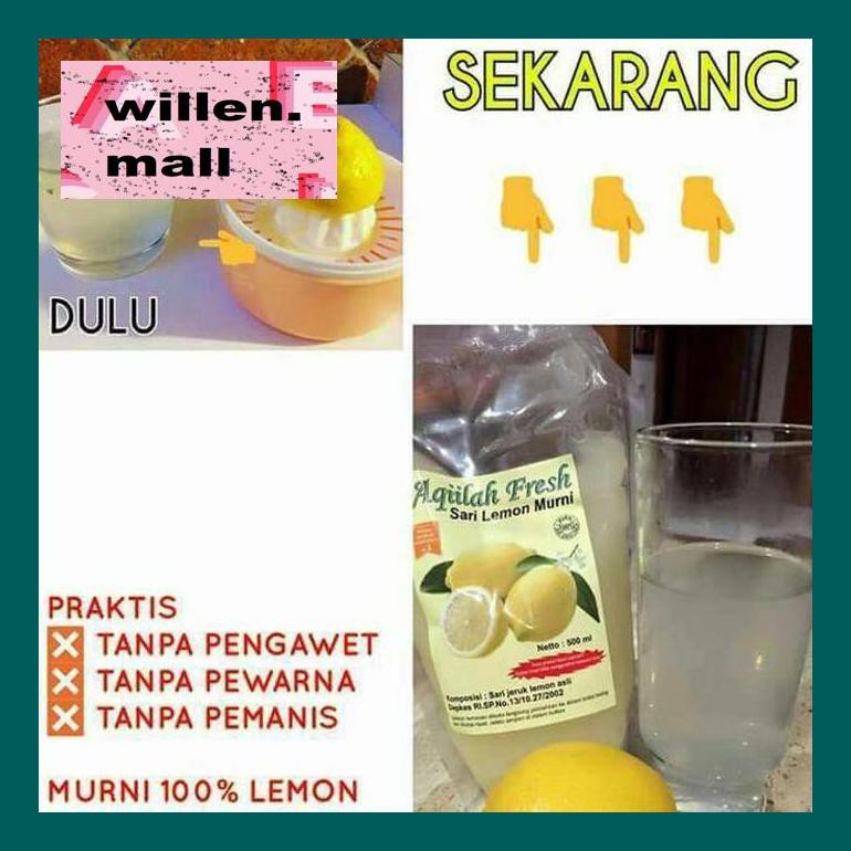 

S0Vitxd Aqiilah Fresh Sari Lemon 500Ml S50Vt0H