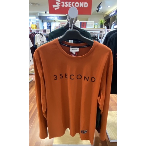 [100% ORIGINAL] THREESECOND TSHIRT LENGAN PANJANG | KAOS LENGAN PANJANG COWOK BRAND 3SECOND