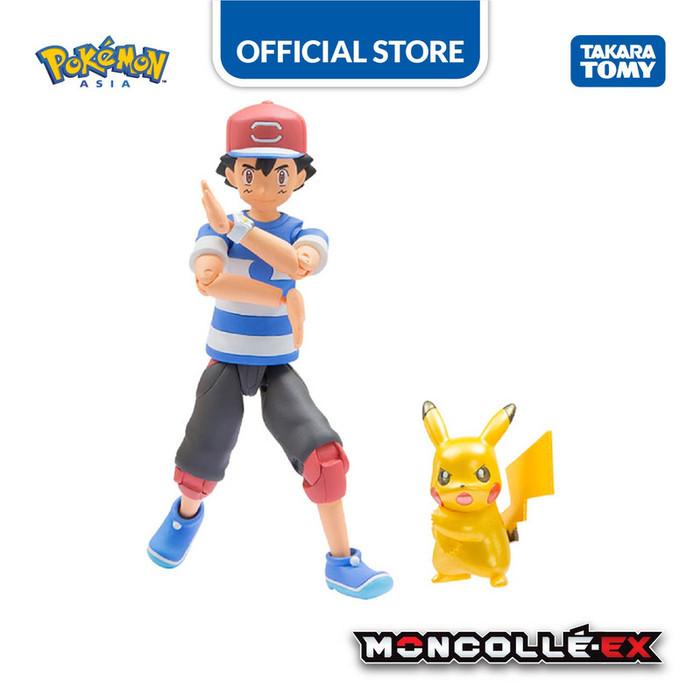Figure | Moncolle Ex Ash & Pikachu Z-Move Pose Set