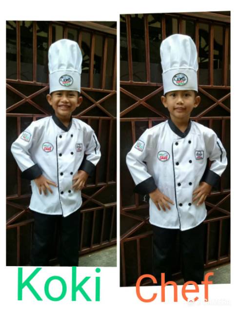 Dijual topi koki / topi chef anak