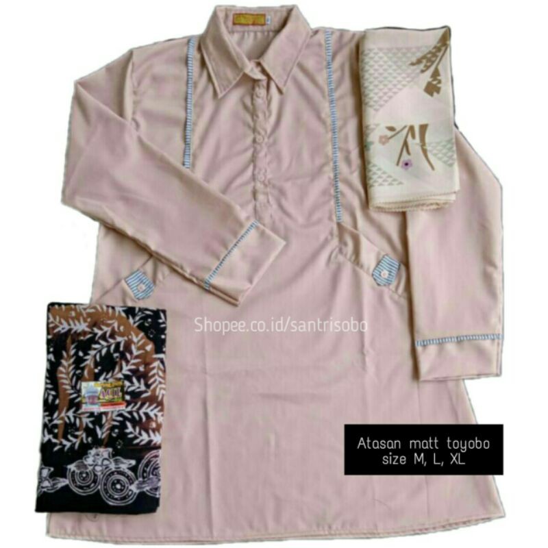 ATASAN SANTRI / SET SANTRI /SETELAN SANTRI /KOKO SANTRI PUTRI/KOKO CEWEK