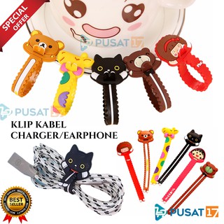KLIP KABEL CAS HP EARPHONE / PENGIKAT KABEL / CORD HOLDER 3D / ACC HP