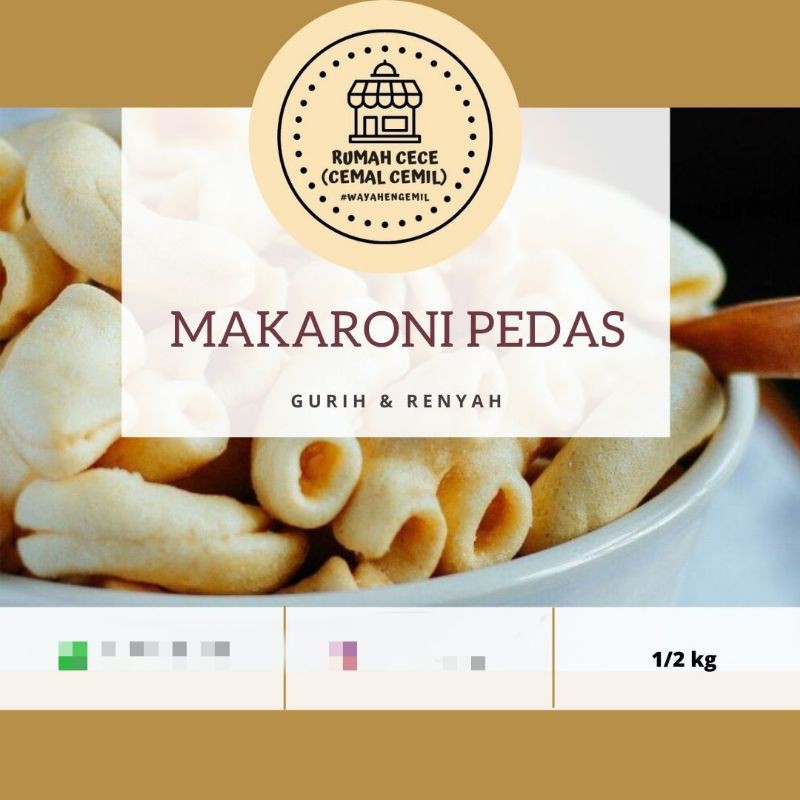 

MAKARONI PEDAS 1/2 KG