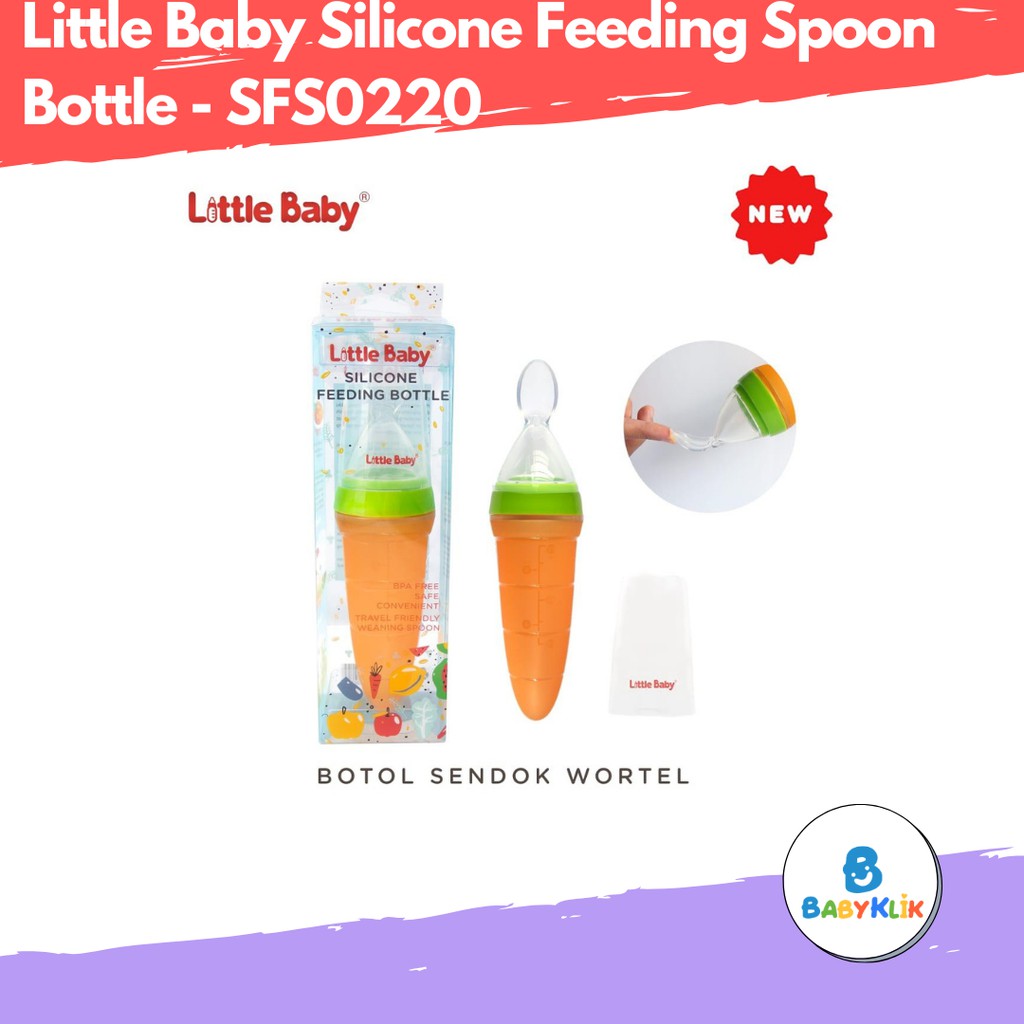 Little Baby Silicone Spoon Bottle Botol Sendok SFS0220