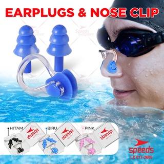 SPEEDS Klip Tutup Hidung Telinga untuk Renang Berenang Snorkeling LX 017-2606