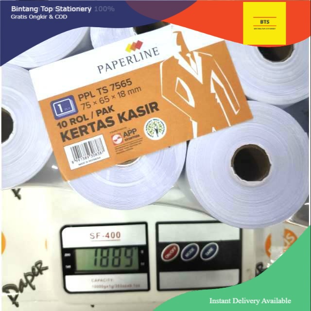 

[BTS] Kertas Kasir / Kertas Kalkulator PAPERLINE 75X65