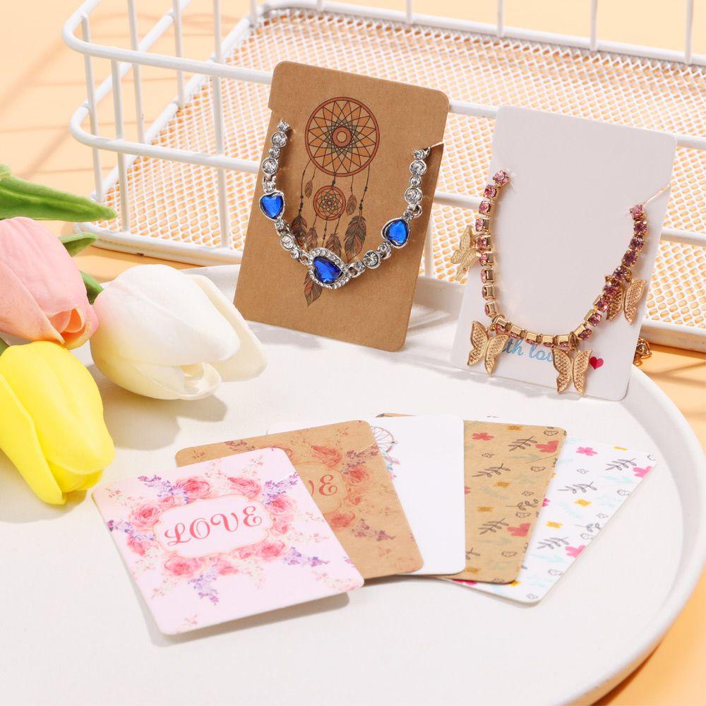 Lily Kalung Trinket Pajangan Kartu Elegant Kraft Paper Banyak Motif