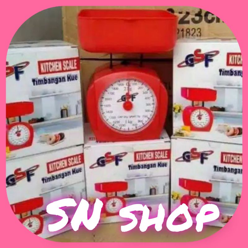 timbangan kue gsf 2kg analog timbangan serbaguna gsf