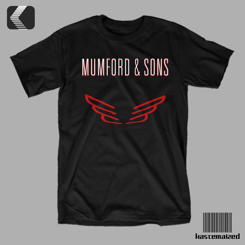 Kaos Band MUMFORD AND SONS - WINGS LOGO