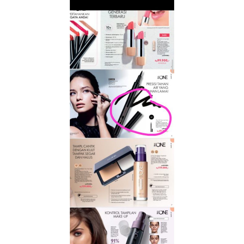 the one eyeliner black oriflame