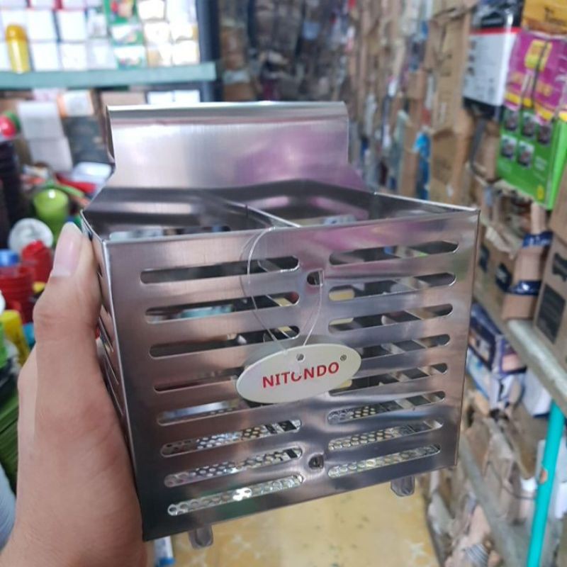 Tempat Sendok Stainless Gantung