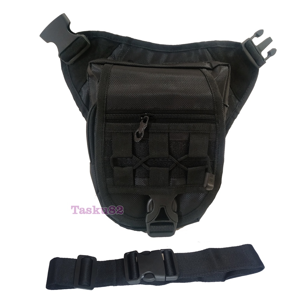 Tas paha tactical pria, waist bag army