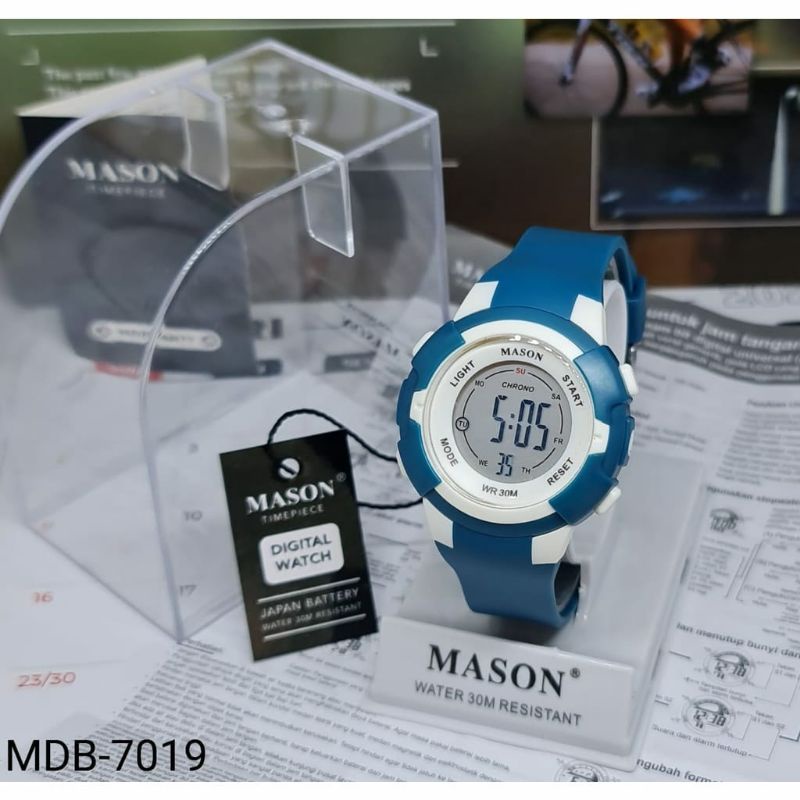 Jam Tangan Mason 7019 Original Pria Terlaris Digital Outdoor