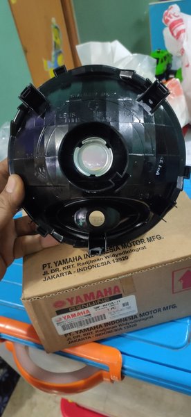 REPLEKTOR LAMPU DEPAN YAMAHA SCORPIO  OLD SX4 MODEL BULAT