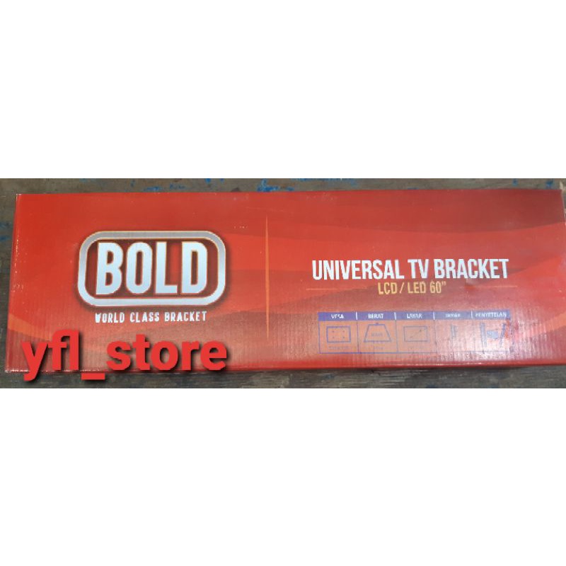 UNIVERSAL BRAKET BOLD 60INCH