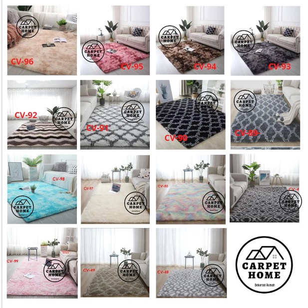 Karpet Velvet Bulu Rasfur 150x200/200x270