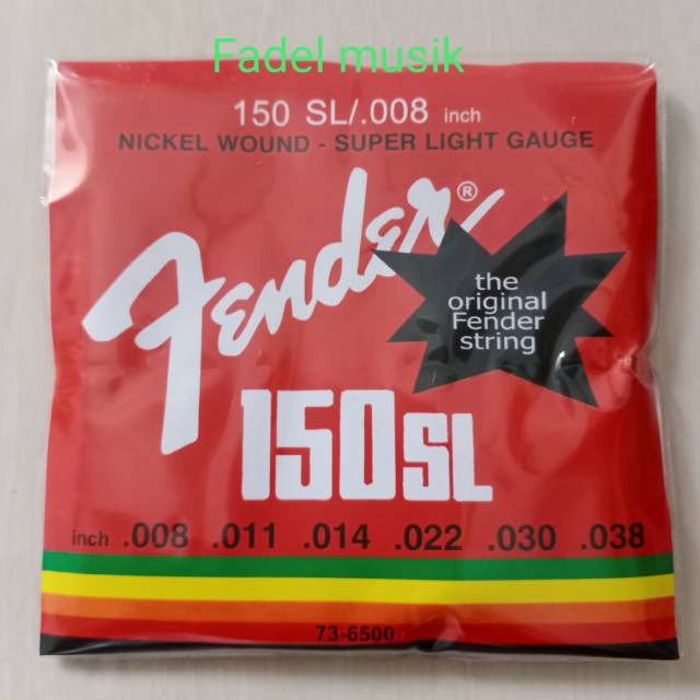 Senar gitar fender lokal 008