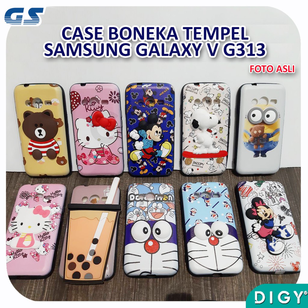 Case Boneka Tempel Samsung M01 A21S  A11 M11 A21 A31 J2 PRIME GALAXY V G313 ALL TYPE