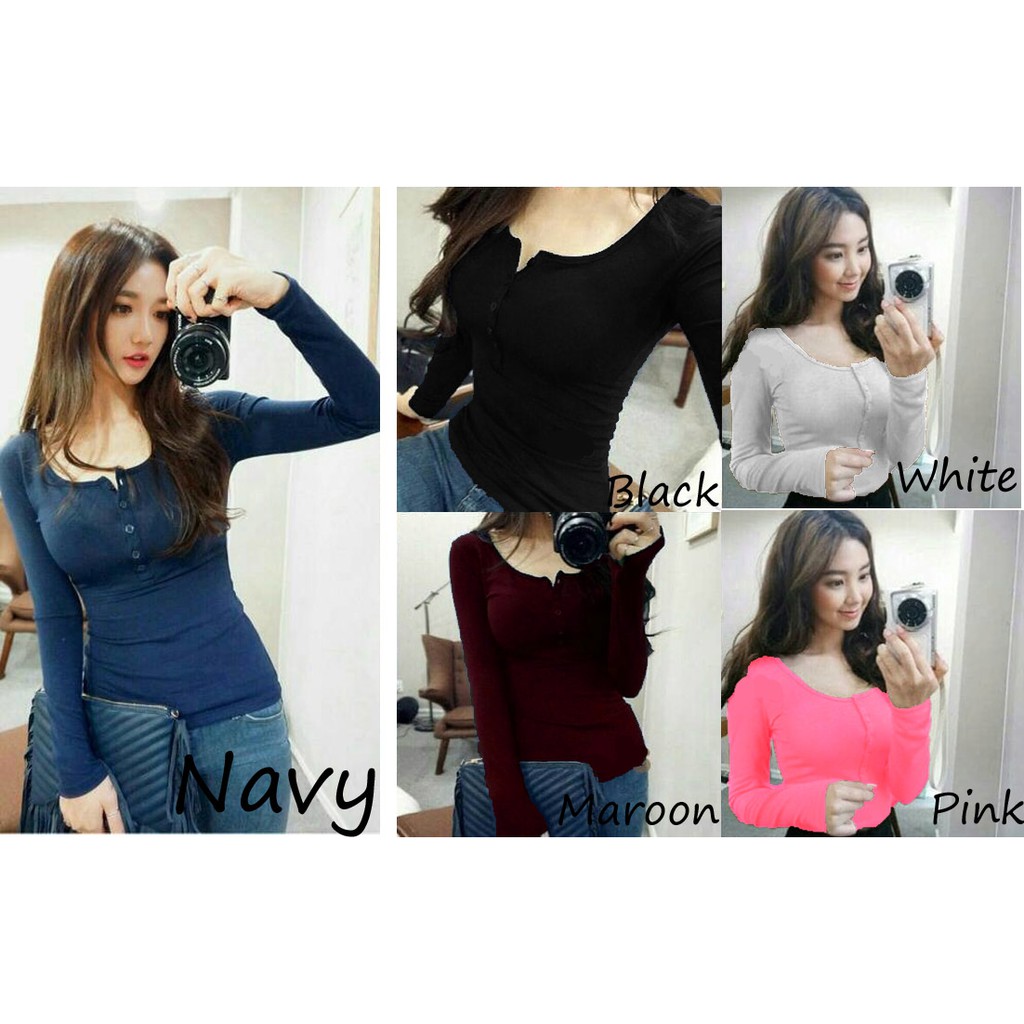 PAKAIAN WANITA SELENA TOP PINK  ATASAN WANITA BAJU POLOS  BLOUSE