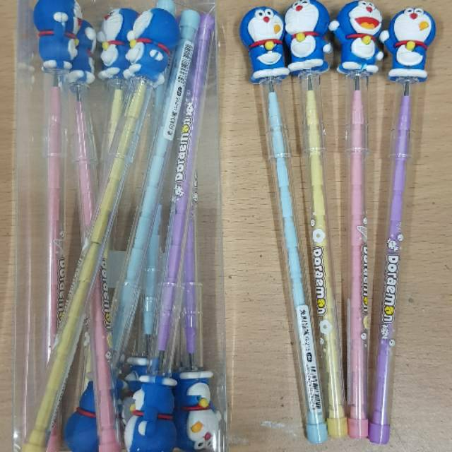 

12 Pcs Pensil Bensia Pensil Cabut Karakter