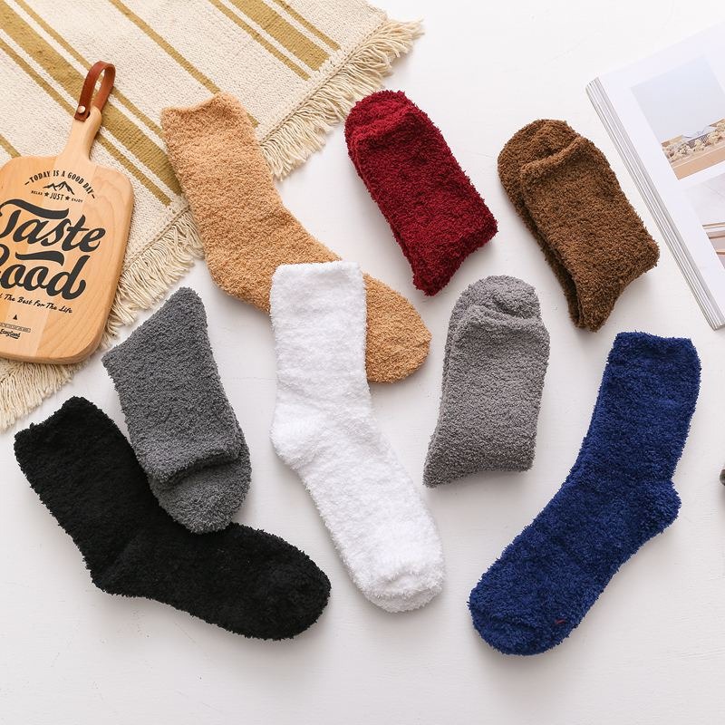 Kaos Kaki Winter Pria Wanita Winter Sock Meihaozu Tebal Hangat Untuk Musim Dingin