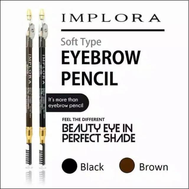 Pensil Alis Implora Celak Eyebrow Pencil Eye Brow Original BPOM Sikat