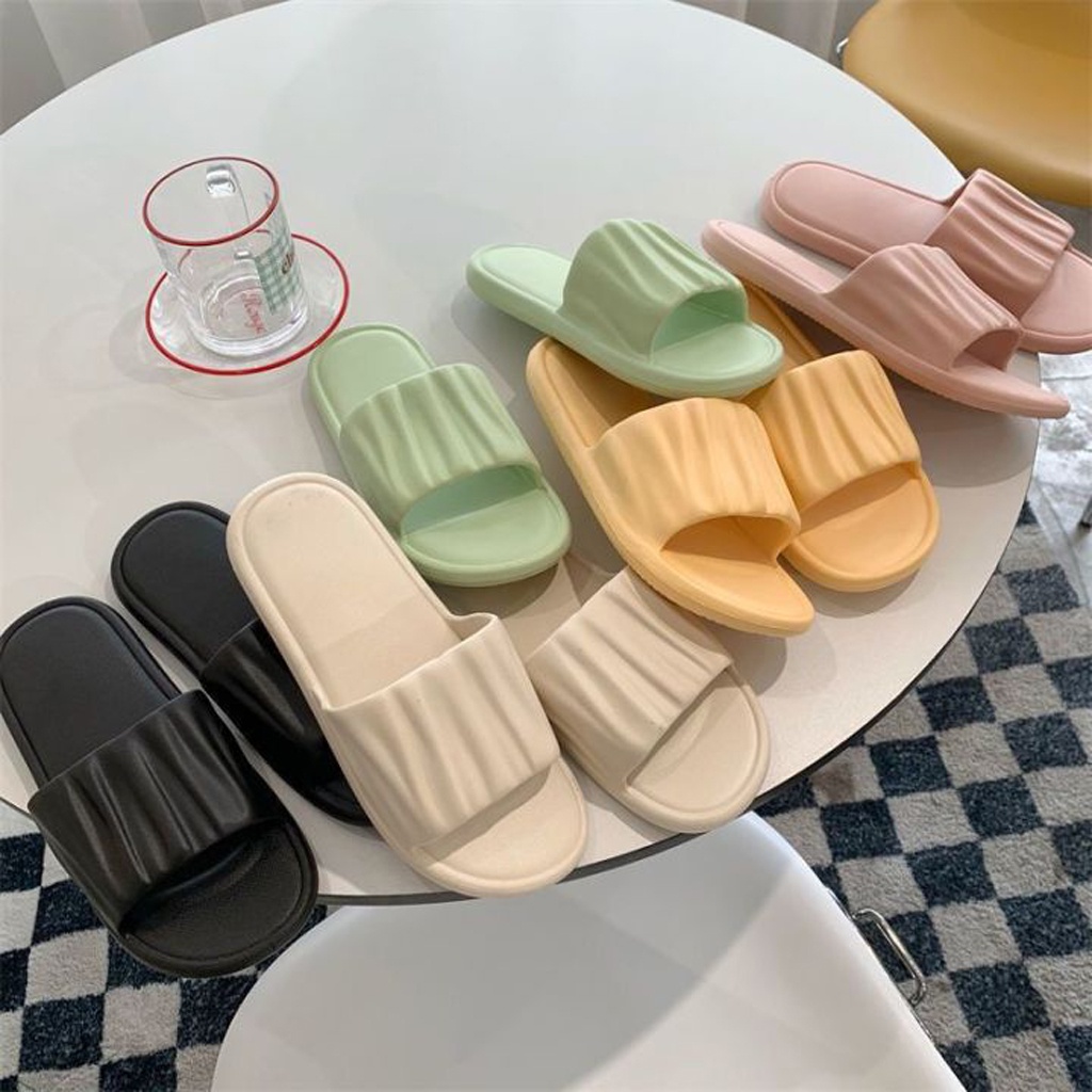 ❤️GTB❤️ Sandal Kerut Wanita Jelly Balance R795