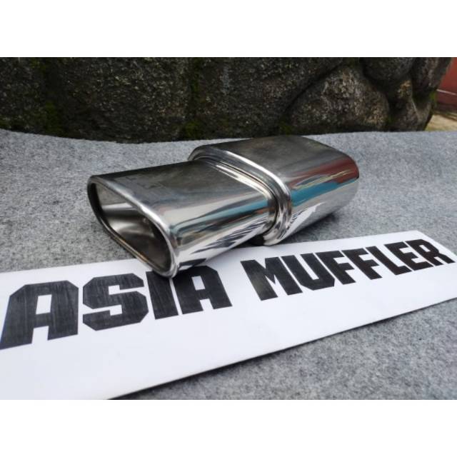 Knalpot mobil hks kotak stainles