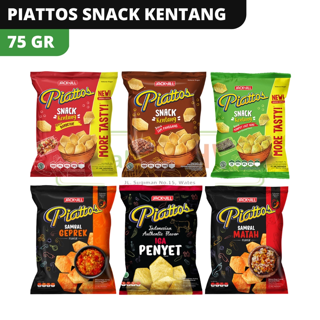 

PIATTOS SNACK KENTANG 75GR