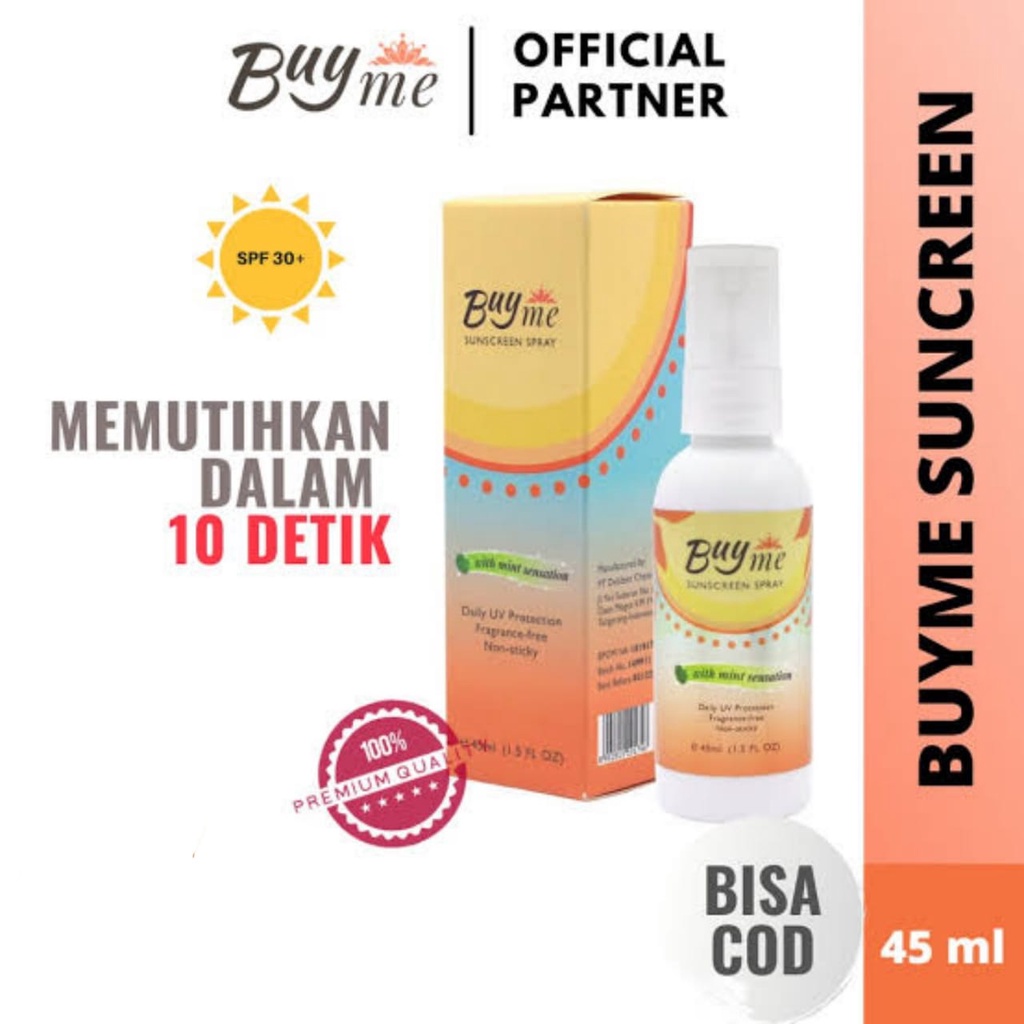 BUYME SUNSCREEN SPRAY BUY ME WHITENING SUNBLOCK SUN SCREEN ORIGINAL BPOM