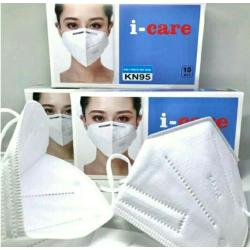 10 pcs MASKER KN95 KAWAT LUAR MASKER N95