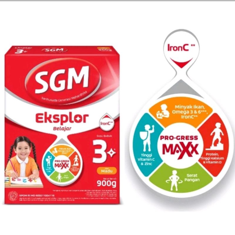 

sgm 3+ madu 900 gram
