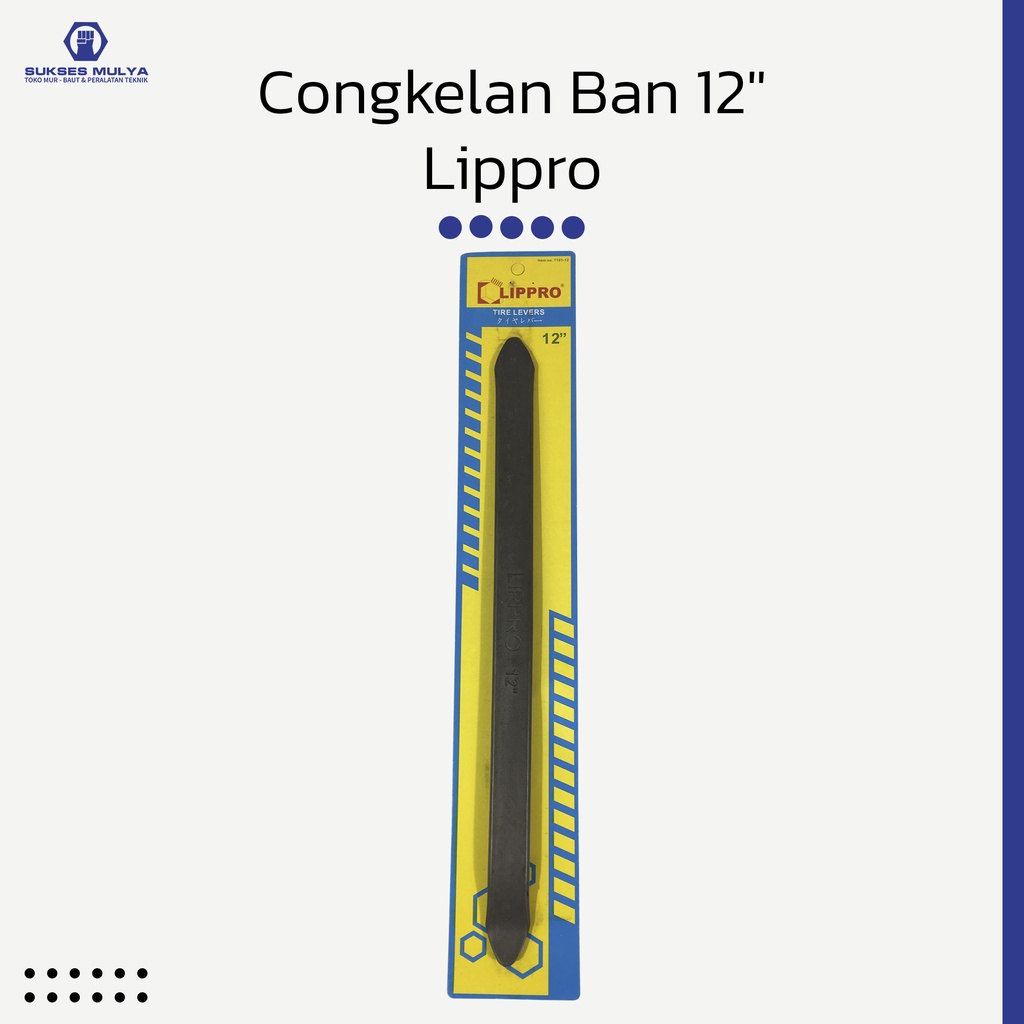 Lippro Congkelan Ban 12" Alat Cungkil Ban Motor Congkel Jugil Ban