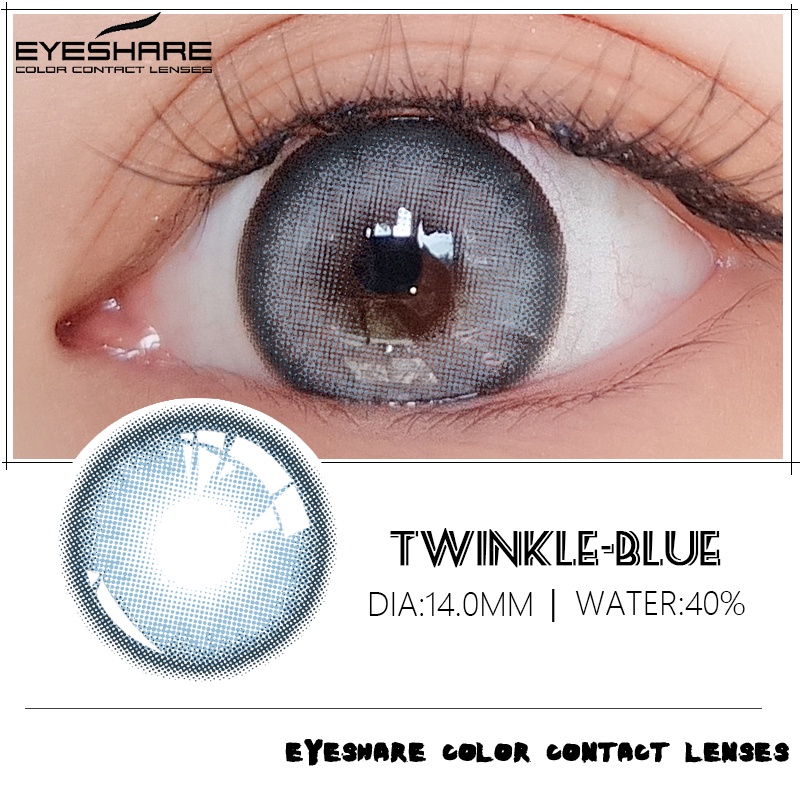 [COD]TWINKLE~PURPLE BROWN ~SOFTLENS INNOCENT NORMAL &amp; MINUS BY EXOTICON BIG EYES WARNA PERI MUSIM PANAS BLUE BROWN GRAY Softlen Soflen Soflens