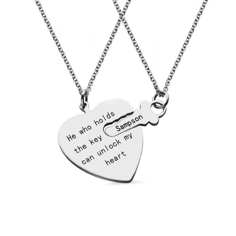 Couple Necklace key / kalung couple kunci hati