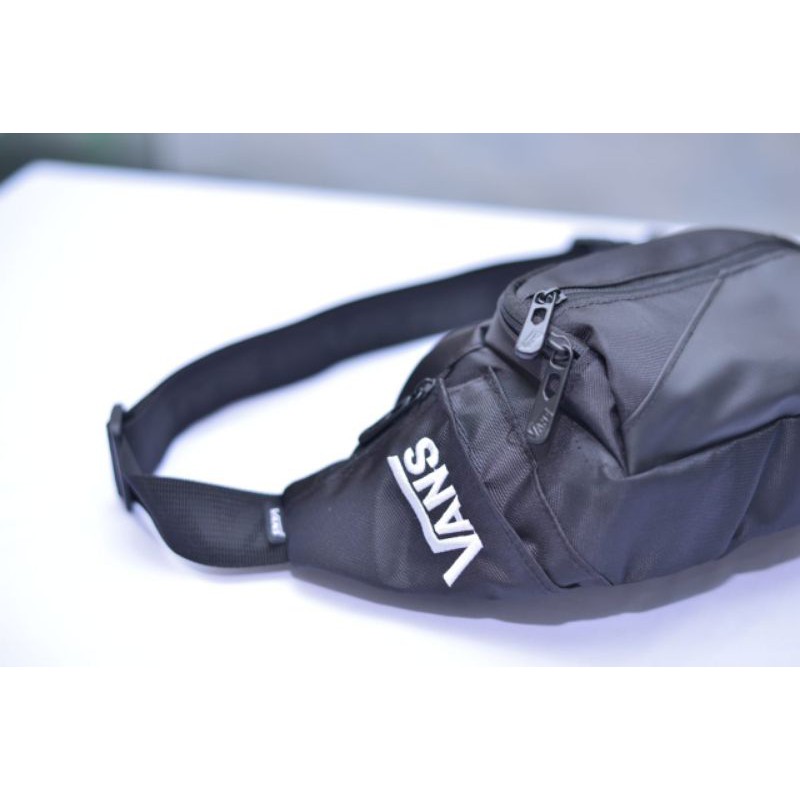 TAS VANSS WAISTBAG VANSS TAS SELEMPANG VANSS PREMIUM LOGO BESI