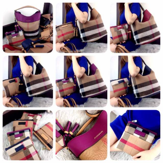 #353 Burberry Brighton Classic Hobo Bag Spring Summer 2018