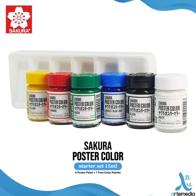

Cat Poster Sakura 6X15Ml Regular Starter Set Poster Color Termurah