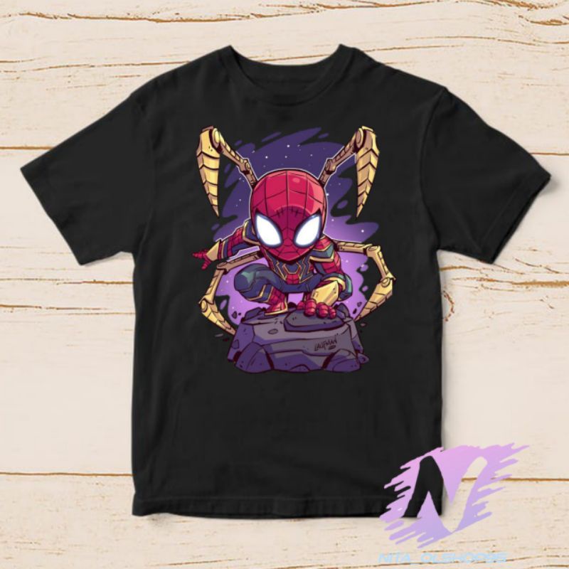 kaos anak Spiderman Marvel superhero movie terlaris