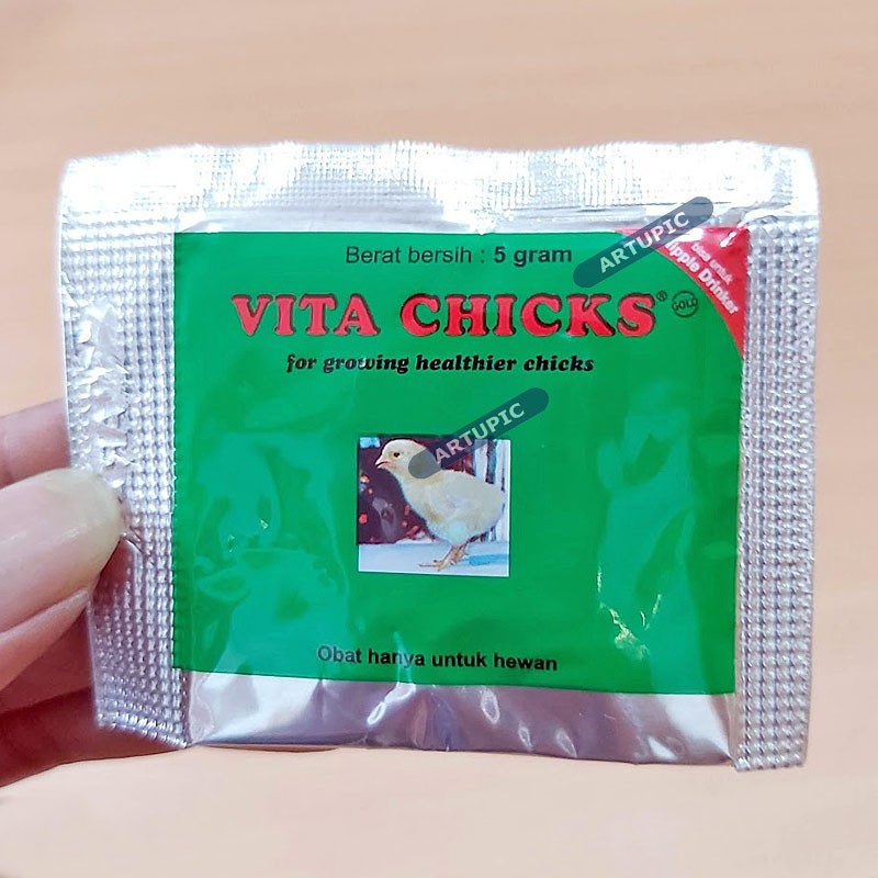 Vita Chicks 5 gram Vitamin DOC anak ayam vitachicks Medion stress vitamin ayam unggas