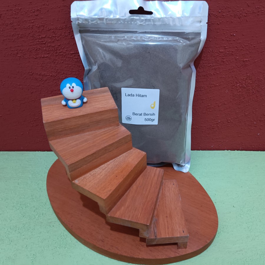 

Lada Hitam Bubuk Murni 500 gram / Pure Black Pepper Powder 1/2 kg / Rempah / Bumbu Masak / Spices