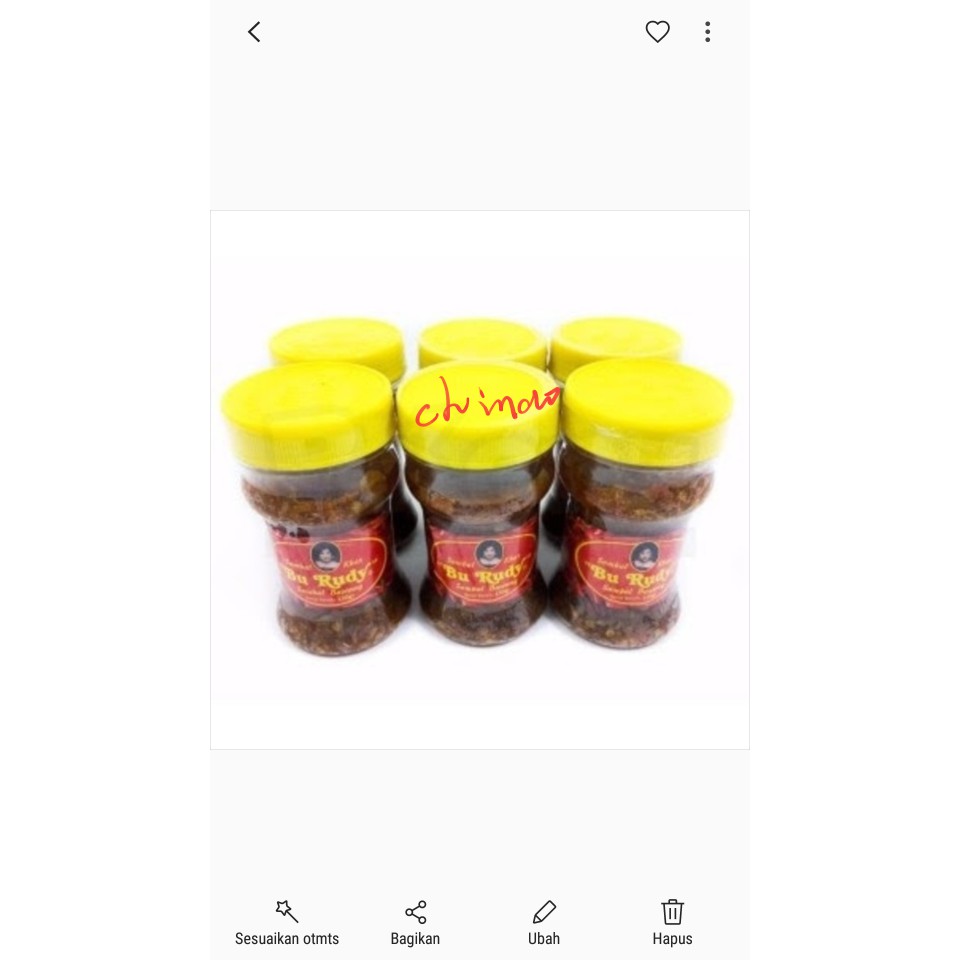 SAMBEL BAWANG BU RUDY OLEH OLEH SURABAYA  HANYA SUPPORT GOJEK JNE