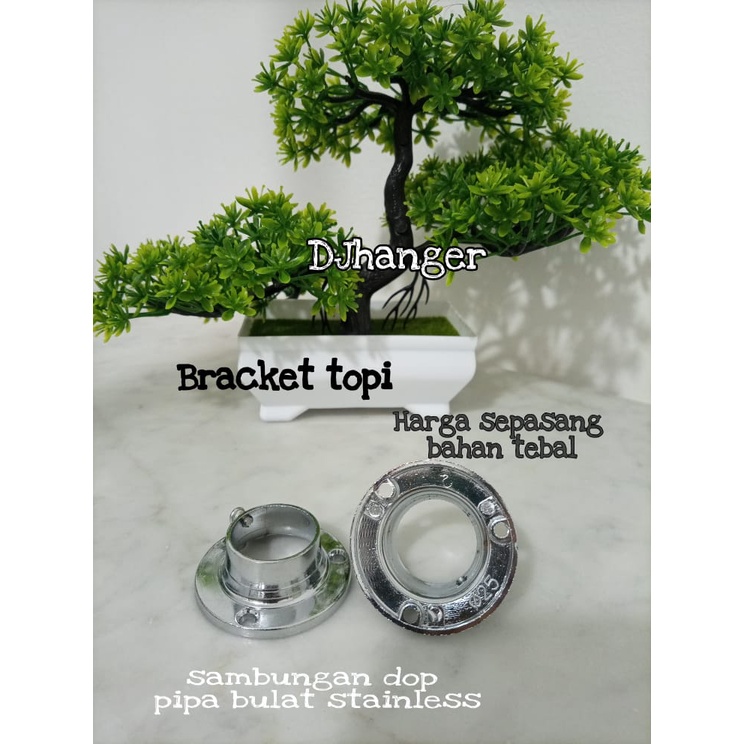 BRACKET TOPI / BRACKET DINDING HRG PERPASANG(2pcs)