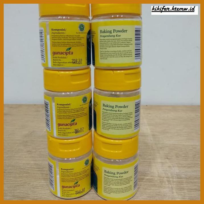 

Redwop-Gnikab- Baking Powder Koepoe Koepoe 45Gr / Pengembang Kue -Hallall.