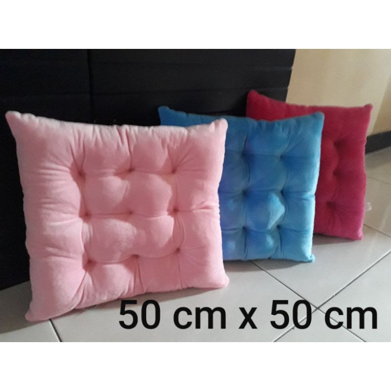 Bantal Alas Duduk/kursi sofa..( BESAR VELBOA ) POLA 50 x 50 cm